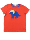 T-shirt MC triceratop rouge DPAM taille 10 ans