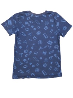 T-shirt Mc bleu lego Loyd sequins H&M taille 8-10 ans