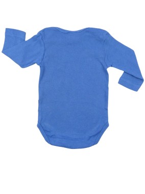 Body bleu basic taille 6 mois