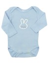 Body ML bleu lapin MOTS D'ENFANTS taille 6 mois