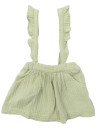 Jupe à bretelles kaki VERTBAUDET taille 3 mois