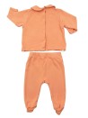 Pyjama 2p rose cœur fluo VERTBAUDET taille 6 mois