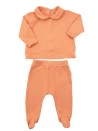 Pyjama 2p rose cœur fluo VERTBAUDET taille 6 mois