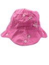 Chapeau rose rond fleur taille 24 mois