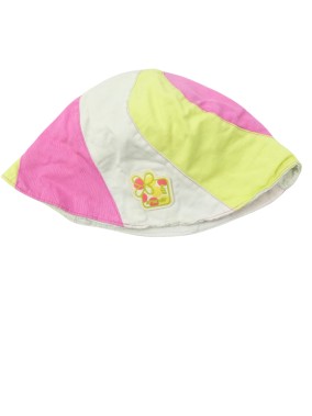 Chapeau rose blanc vert trendy taille 52cm
