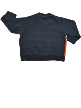 Pull sweat rouge blc bleu boy BOITE A MALICES taille 6 mois