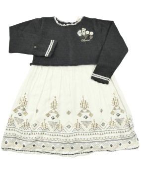 Robe chouette bicolore CATIMINI taille 3 ans
