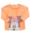 T-shirt ML orange fluo Minnie DISNEY taille 6 mois