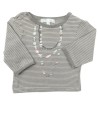 T-shirt ML collier KITCHOUN taille 3 mois T-shirt ML collier KITCHOUN taille 3 mois