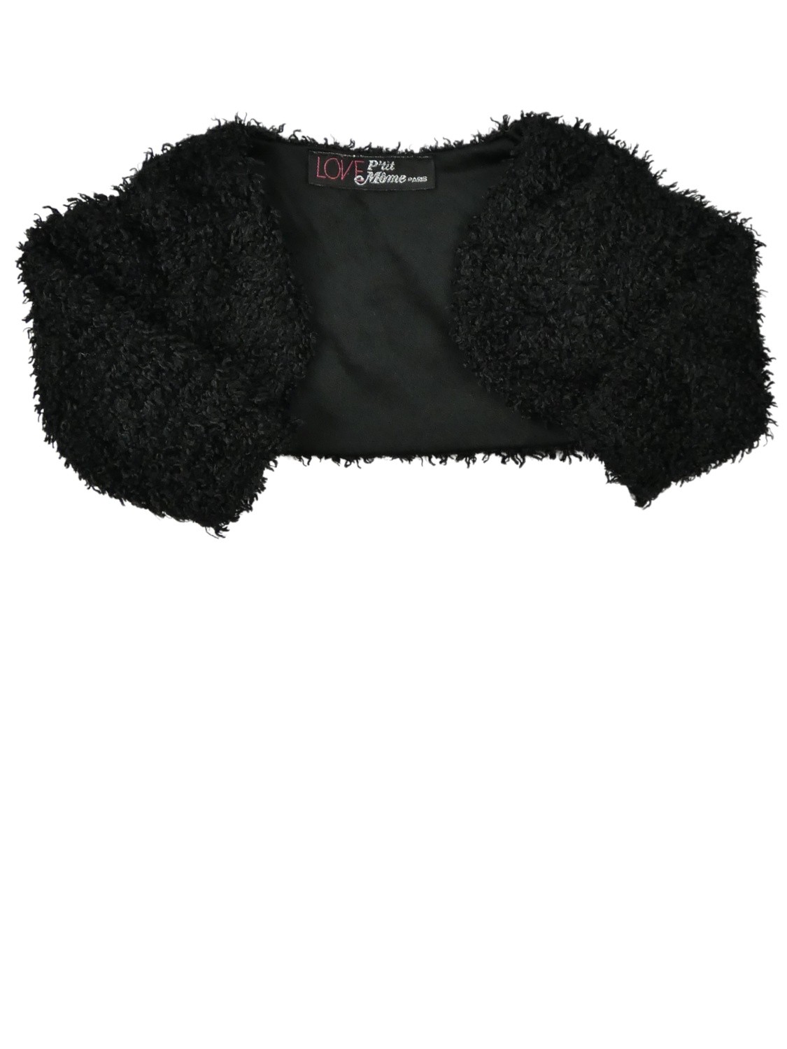 Veste boléro noire P'TIT MOME PARIS taille 6 mois Veste boléro noire P'TIT MOME PARIS taille 6 mois