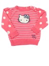 Pull rose rayures HELLO KITTY taille 6 mois 68cm Pull rose rayures HELLO KITTY taille 6 mois 68cm