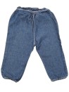 Pantalon jean nœud rose taille 12 mois 74cm Pantalon jean nœud rose taille 12 mois 74cm