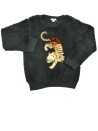 Pull noir tigre sequins H&M taille 8 ans