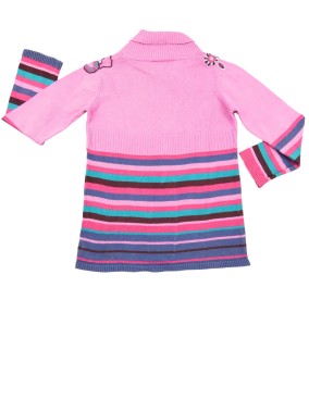 Veste multicolore tricot fleurs CATIMINI taille 10 ans