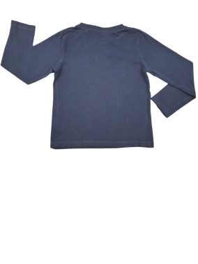 T-shirt bleu robot LUPILU taille 4-6 ans