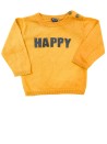Pull jaune happy KIABI taille 6 mois