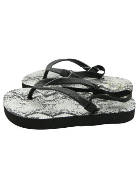 Chaussures tongs serpent argent ORCHESTRA pointure 26