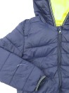 Doudoune bleu jaune fluo GEMO taille 5 ans