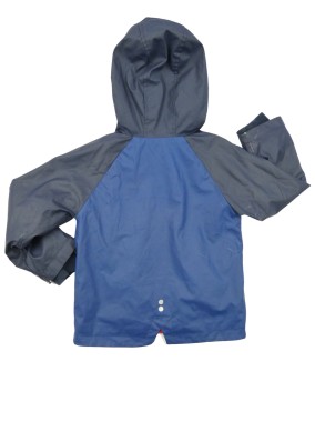 Manteau impérmeable marine rouge OKAIDI Taille 4 ans