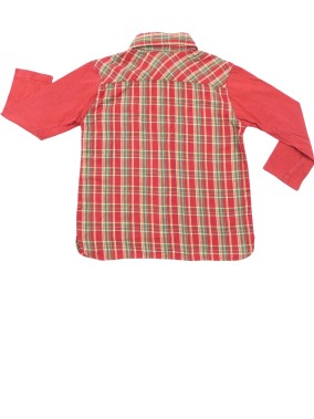 Chemise ML carreaux west taille 5 ans