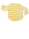 Pull rayures grises jaunes KIABI taille 4 ans
