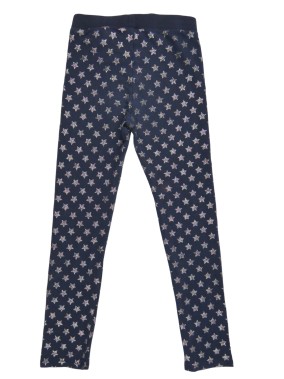 Legging marine étoiles paillettes H&M taille 8-9 ans