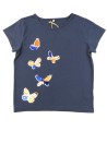 T-shirt Mc marine papillon taille 12 ans