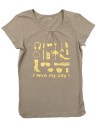 T-shirt marron thé montre ORCHESTRA taille 12 ans
