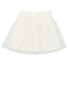 Jupe blanche voile à pois roses taille 10 ans