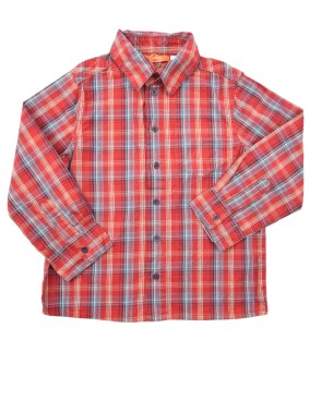 Chemise ML carreaux rouges...