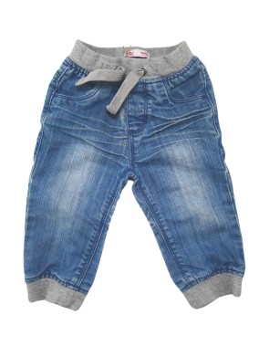 Pantalon jeans jogging DU PAREIL AU MEME taille 9 mois