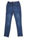 Pantalon jean bleu couture rose PEPPERTS taille 10-11 ans
