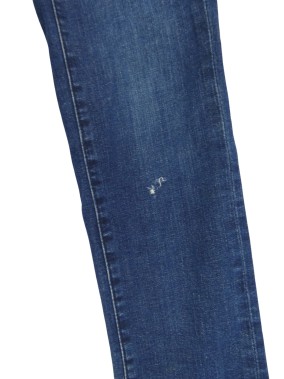 Pantalon jean bleu couture rose PEPPERTS taille 10-11 ans