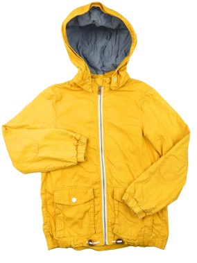 Veste jaune capuche H&M taille 9-10 ans