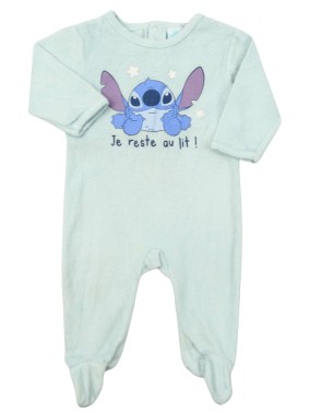 Pyjama stitch je reste au lit DISNEY taille 6 mois