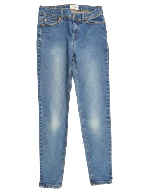 Pantalon jean skinny bleu basic KIABI taille 12 ans