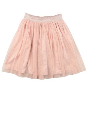 Jupe rose cœurs argent taille 8 ans