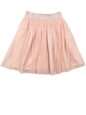 Jupe rose cœurs argent taille 8 ans