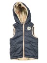 Doudoune sans manche fleurs love LUPILU taille 5-6 ans