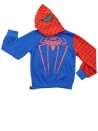 Sweat pull bleu Spiderman taille 7 ans 120cm
