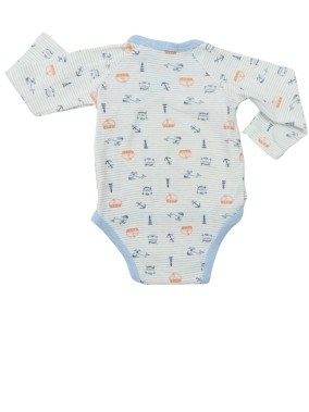 Body ML baleines MES PETITS CAILLOUX taille 3 mois