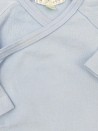 Body ML bleu uni MES PETITS CAILLOUX taille 3 mois