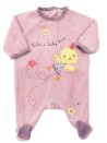 Pyjama 1p poussin rose KITCHOUN taille 1 mois