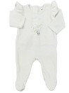 Pyjama 1p blanc mongolfière VERTBAUDET taille 1 mois
