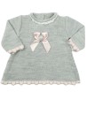 Pull gris brodé FRUIT DE LA PASSION taille 3 mois