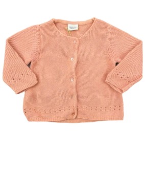 Gilet rose boutons paillette TAPE A L'ŒIL taille 12 mois