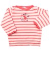 Pull fleurs rose PETIT BATEAU taille 12 mois