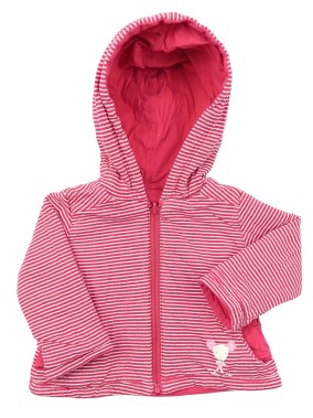Veste rose champignon réversible CATIMINI taille 9 mois