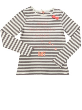 T-shirt ML gris lovely DPAM...