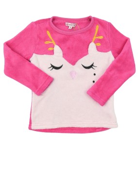 Pyjama 2 p chouette fuchsia U ESSENTIEL taille 3 ans